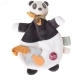 Doudou Pancha le Panda coton bio tte caoutchouc naturel